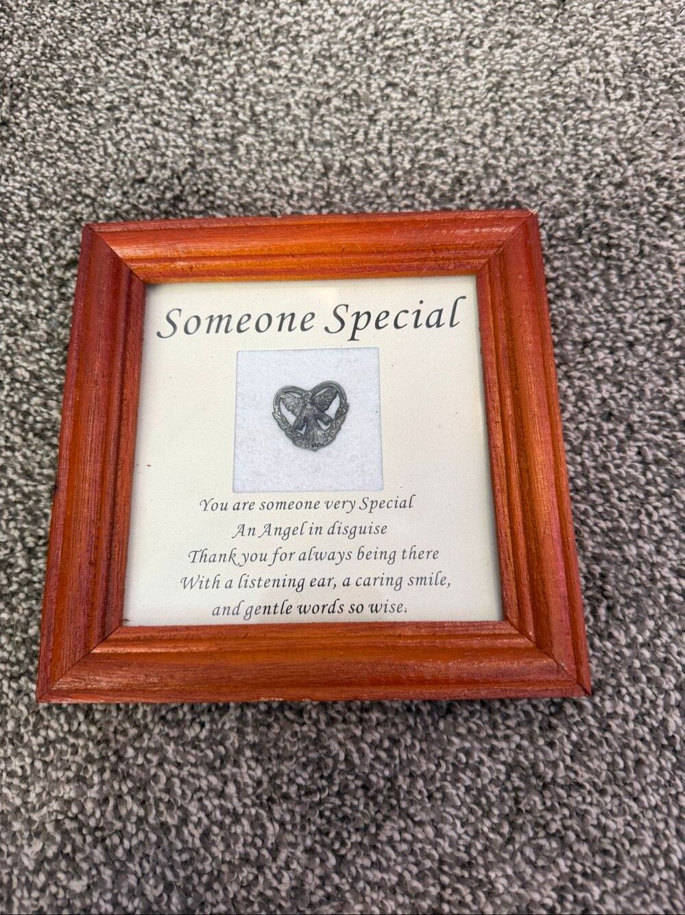 Someone Special Framed Poem with Heart Decoration